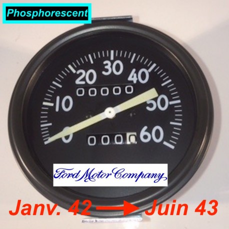 Compteur Miles Ford early. 1er Mle - Phosphorescent