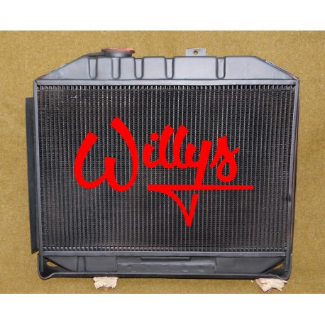 Radiateur Mle Willys - finition noire