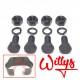 Set 4 boulons fixation Bumper AR - Willys