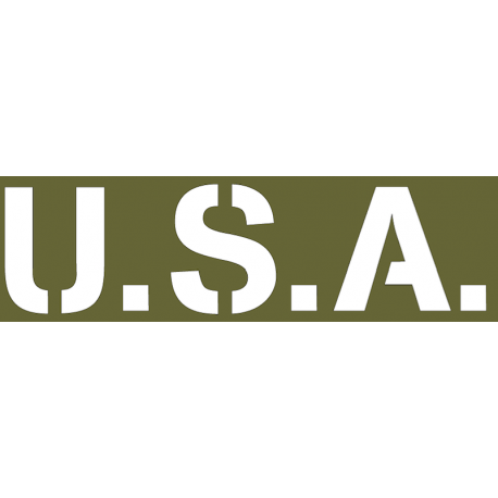 pochoir adhésif latéral capot "USA" standard