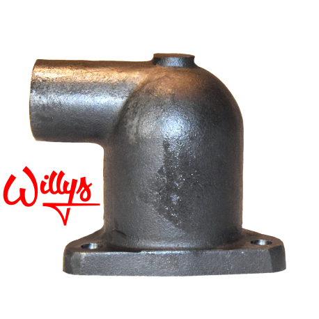 Pipe eau sur culasse - Willys