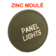 Bouton métallique de remplacement, "Panel Lights"