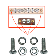 Kit fixation bloc bornes jonctions / carrosserie