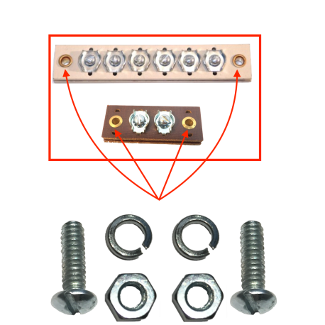 Kit fixation bloc bornes jonctions / carrosserie