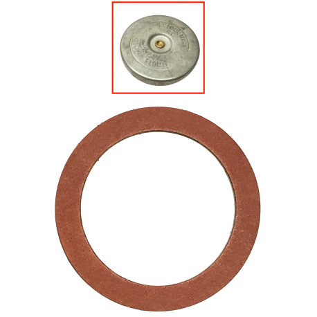 Joint fibre bouchon radiateur