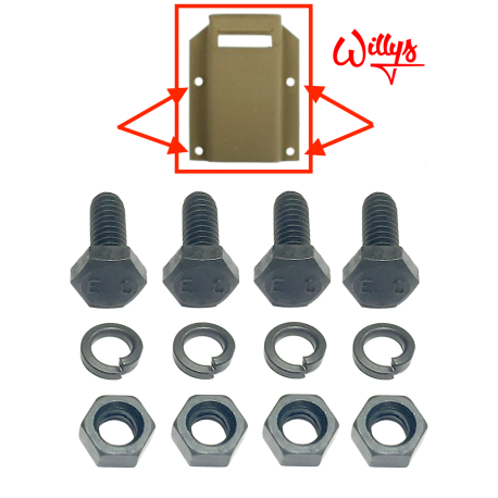 Kit fixation passant sangle jerrycan - WILLYS