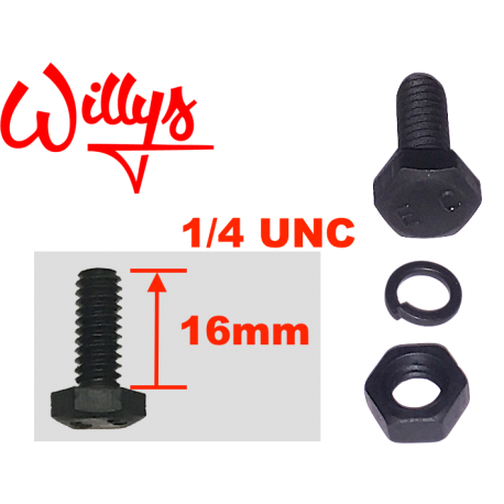 Boulon "E  C" Willys 1/4 - 16mm