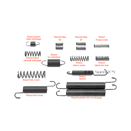 Kit ressorts jeep - complet