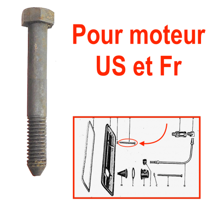 Vis courte cache soupapes