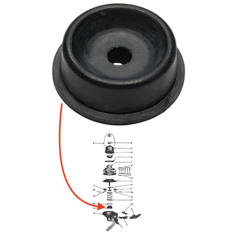 Soufflet axe membrane pompe essence