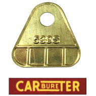 Plaque contrôle carburateur CARTER