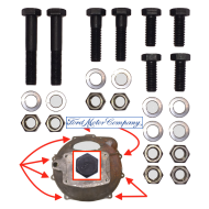 Kit fixation cloche embrayage / moteur