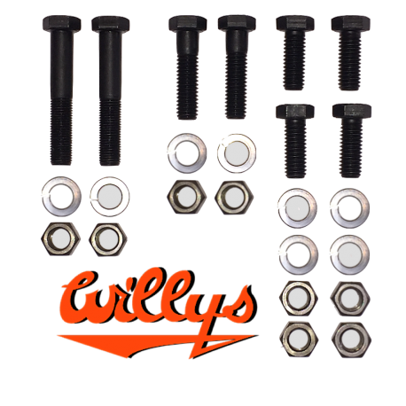 Kit fixation cloche embrayage / moteur - WILLYS