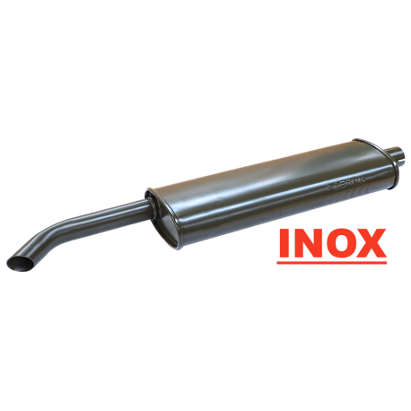 Silencieux oval - INOX