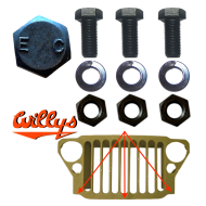 KIT fixation calandre / châssis - WILLYS