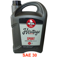 Huile IGOL Héritage SAE 30 - 5 litres