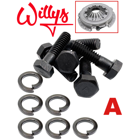 Kit fixation mécanisme embrayage sur volant moteur - WILLYS