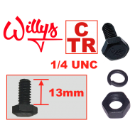 Boulon 1/4 UNC - Willys - 13mm