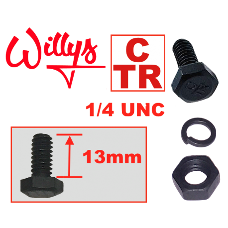 Boulon 1/4 UNC - Willys - 13mm