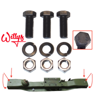 Jeu 3 boulons traverse BV / châssis