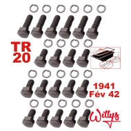 Kit fixation carter bas moteur - TR20 - WILLYS