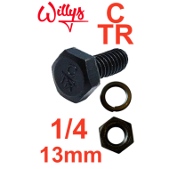 Boulon 1/4 CTR 19mm - WILLYS