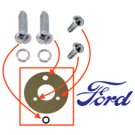 Kit fixation inverseur code / phare - FORD