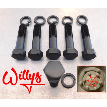 Kit fixation arbre roue - WILLYS