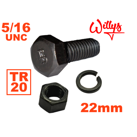 Boulon Willys -TR 20 - 5/16e UNC - 22 mm