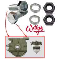 Kit fixation couvercle filtre essence - WILLYS