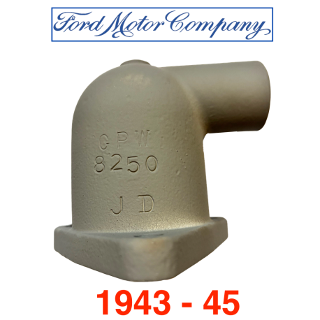 Pipe eau sur culasse "JD" - Standard - Ford GPW