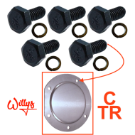 Kit fixation trappe visite maître cylindre - Willys CTR