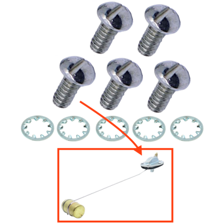 Kit vis fixation transmetteur essence sur réservoir