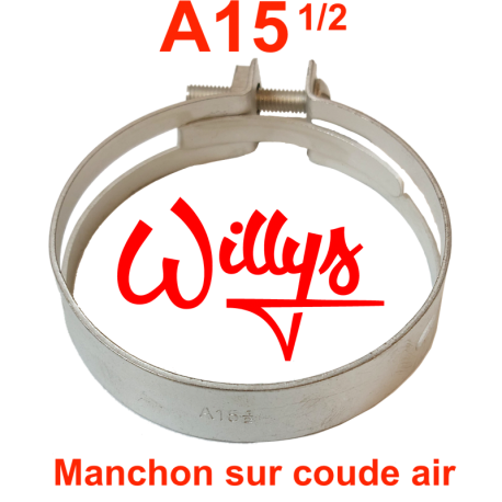 Collier A15-1/2 manchon air / carburateur - WILLYS