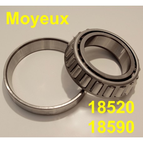 Roulement moyeux avec cuvette